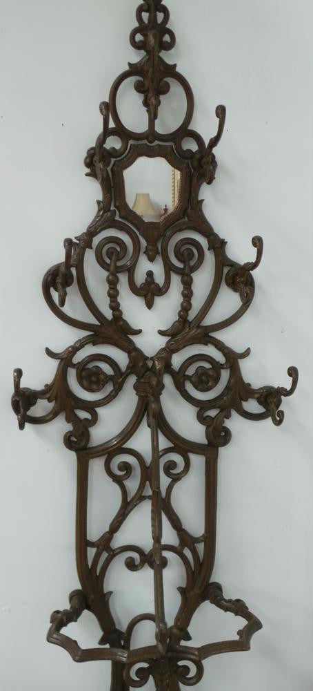 Decorative Antique Cast Iron Coat And Umbrella Stand