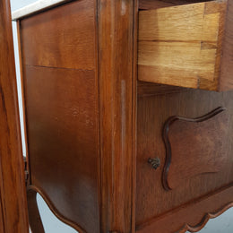Pair of French Louis XVI Style Bedside Cabinets