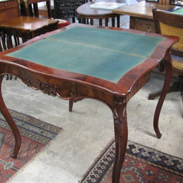 French Flame Mahogany Console Table