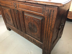 Early 18th Century Antique French Oak Coffer | Antique & Vintage | Moonee Ponds Antiques | Australia Wide Delivery