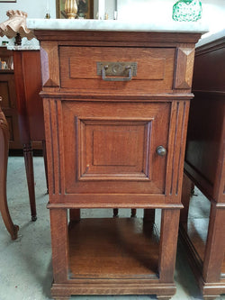 French Pair of Oak Beside Cabinets | Antique & Vintage | Moonee Ponds Antiques | Australia Wide Delivery