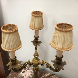 Gorgeous pair of Antique French Gilt Bronze Girandoles