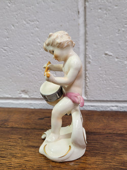 Vintage Goebel Cherub Drummer Boy Numbered on Base 12 010 17 “Goebel W. Germany” | Antique & Vintage | Moonee Ponds Antiques | Australia Wide Delivery