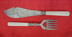 Victorian Fish Knife & Fork Set | Antique & Vintage | Moonee Ponds Antiques | Australia Wide Delivery