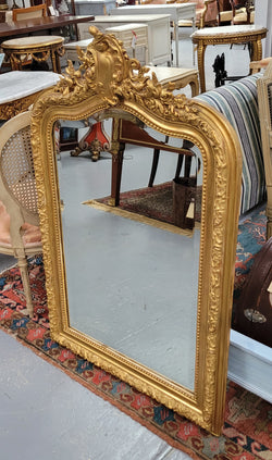 French Napoleon III Louis XV Style Gilt framed Bevelled Mirror | Antique & Vintage | Moonee Ponds Antiques | Australia Wide Delivery