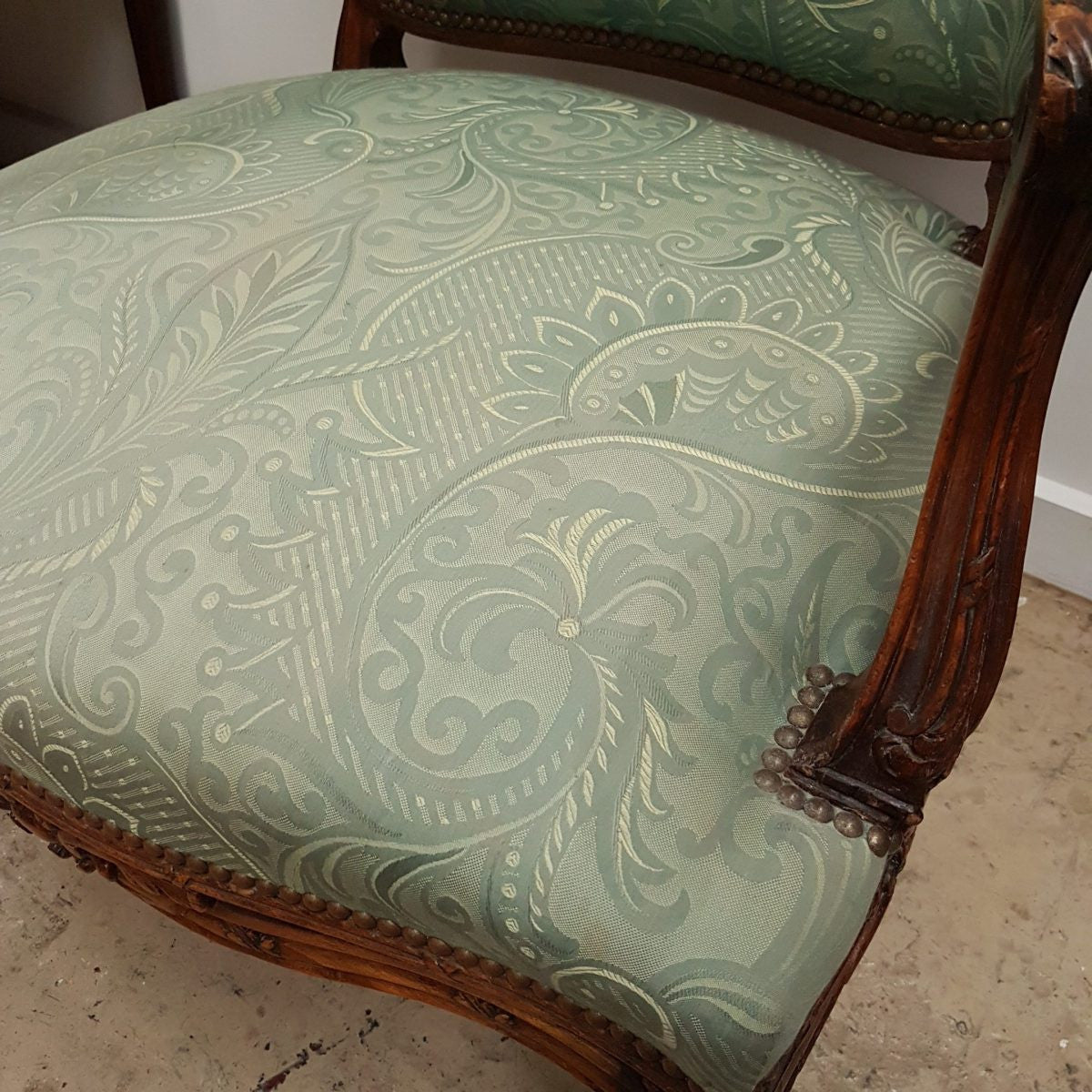 Pair of French Louis XV Fauteuils