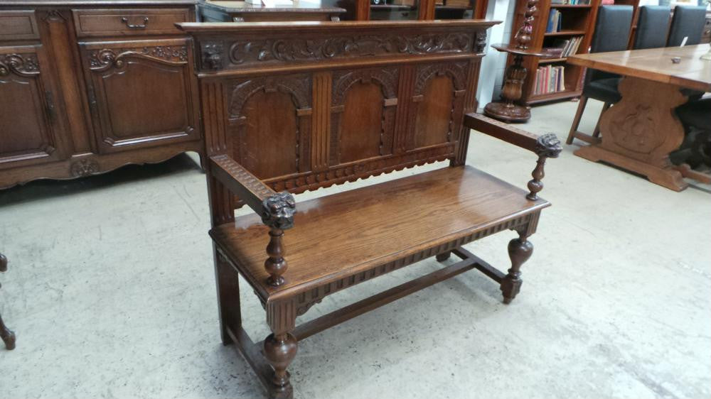 French Gothic Hall Seat