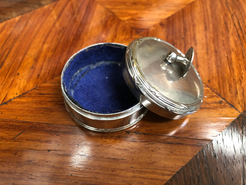 Vintage Round Metal Stud Box