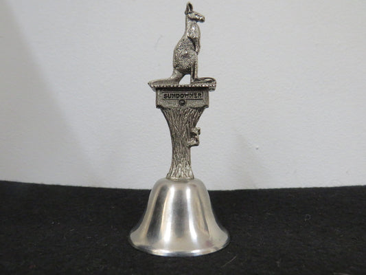 Vintage bell With Kangaroo And Australiana Handle