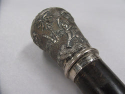 Antique Victorian Silver Walking Stick | Antique & Vintage | Moonee Ponds Antiques | Australia Wide Delivery