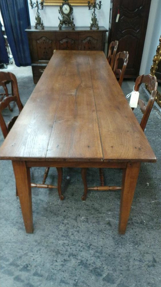 19th Century French Oak Farmhouse Table-1 | Antique & Vintage | Moonee Ponds Antiques | Australia Wide Delivery