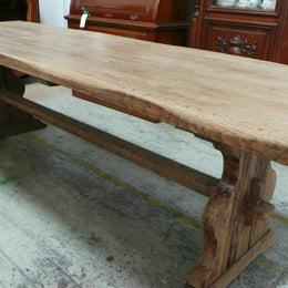 Light French Oak Dining Table