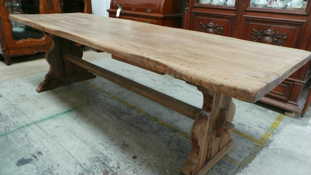 Light French Oak Dining Table