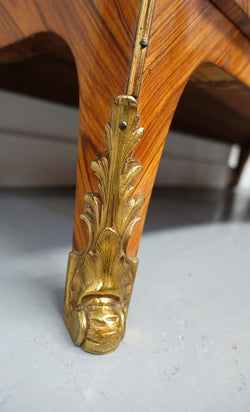 French Louis XV Style Marquetry Kingwood And Walnut Inlaid Marble Top Cabinet | Antique & Vintage | Moonee Ponds Antiques | Australia Wide Delivery