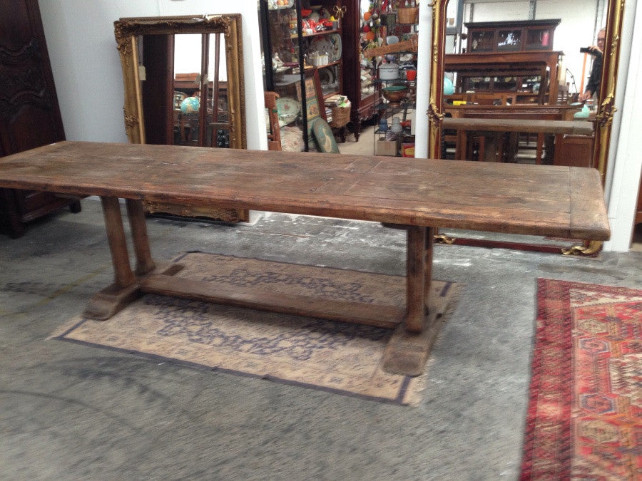 Antique French Refectory - Monastery Table