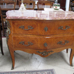French Walnut Commode-1