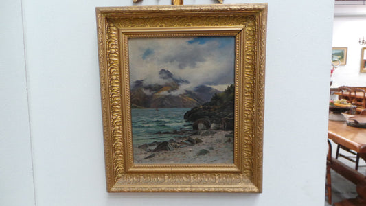 Beautiful Framed Oil On Board Landscape