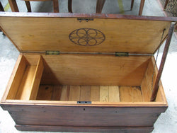 Kauri Pine Victorian Trunk | Antique & Vintage | Moonee Ponds Antiques | Australia Wide Delivery
