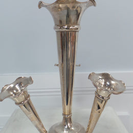 Lovely Sterling Silver Four Trumpet Epergne