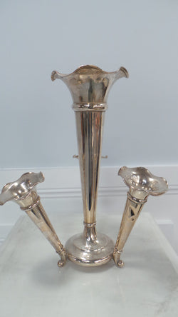Lovely Sterling Silver Four Trumpet Epergne | Antique & Vintage | Moonee Ponds Antiques | Australia Wide Delivery