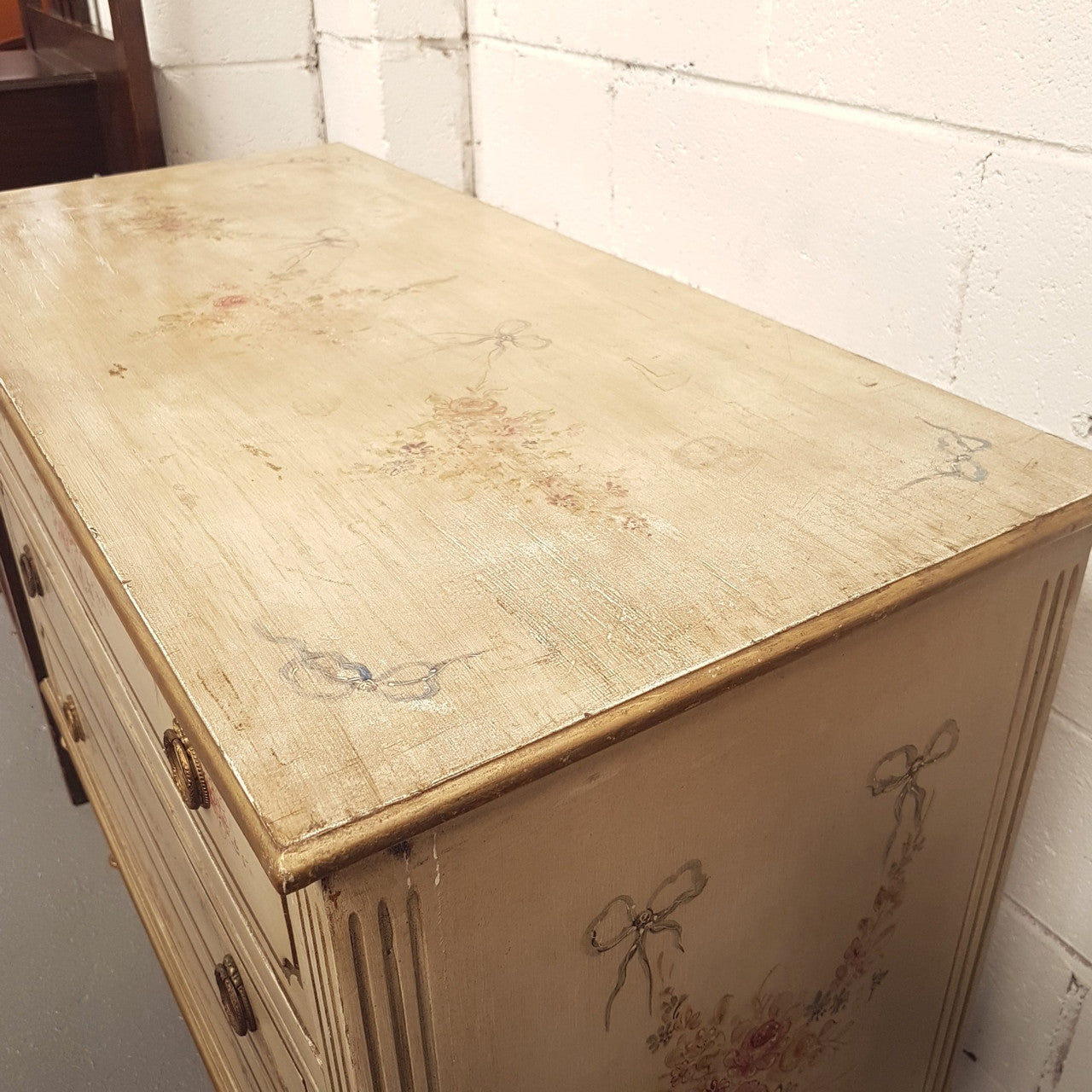 Stunning French Hand Painted Commode | Antique & Vintage | Moonee Ponds Antiques | Australia Wide Delivery