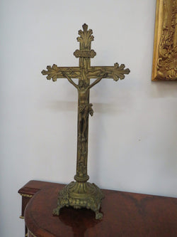 Antique French Bronze Crucifix | Antique & Vintage | Moonee Ponds Antiques | Australia Wide Delivery