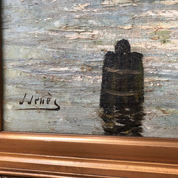 Beautiful French Impressionist Oil Painting