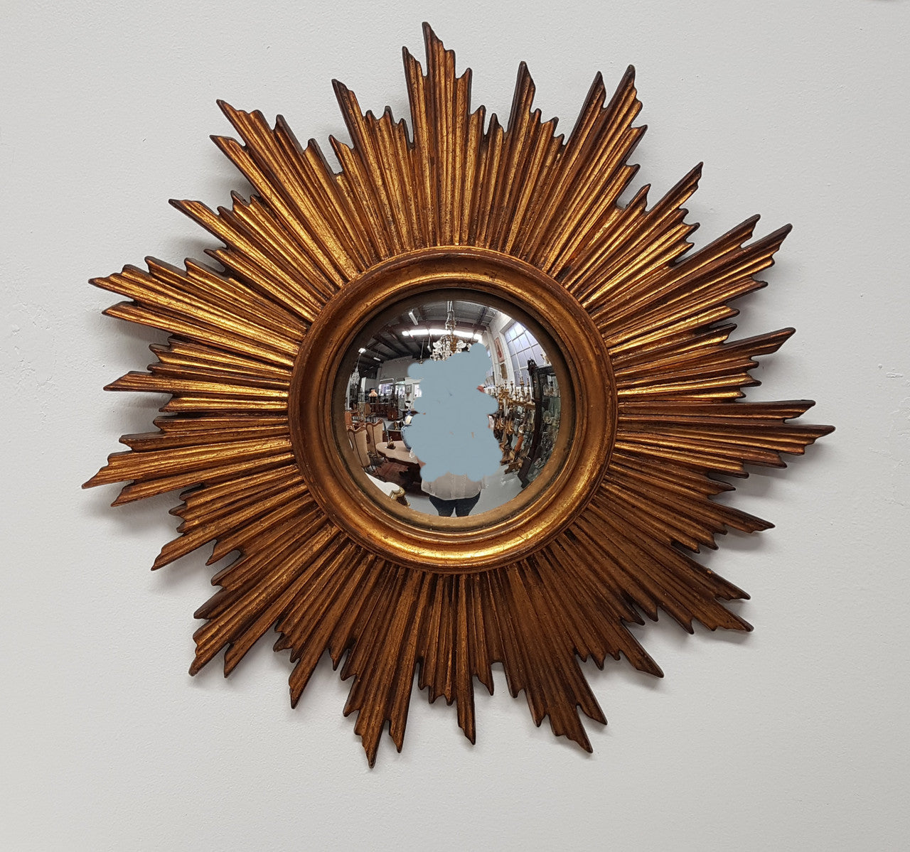 Petite French Starburst Mirror | Antique & Vintage | Moonee Ponds Antiques | Australia Wide Delivery