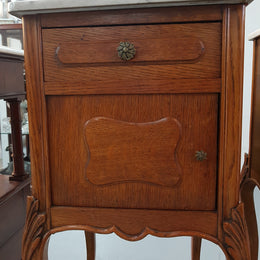 Pair of French Louis XVI Style Bedside Cabinets