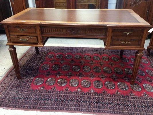 French Antique Walnut Desk