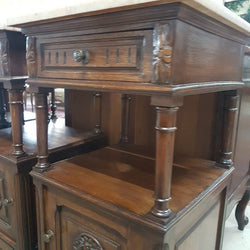 Pair of French Henry II Bedside Cabinets | Antique & Vintage | Moonee Ponds Antiques | Australia Wide Delivery