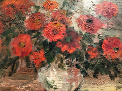 Lovely Floral Oil Painting On Canvas | Antique & Vintage | Moonee Ponds Antiques | Australia Wide Delivery