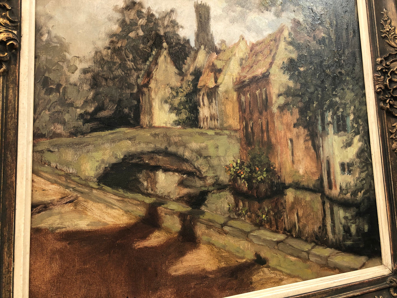 Beautiful French oil painting | Antique & Vintage | Moonee Ponds Antiques | Australia Wide Delivery