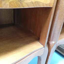 Pair of French Inlaid Bedsides Cabinets