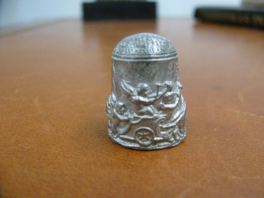 Antique Silver Plated Thimble