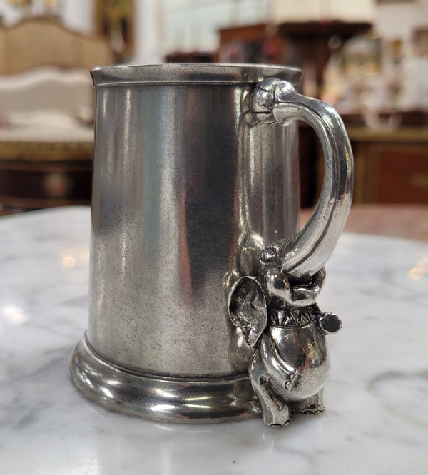 Royal Selangor pewter christening mug featuring an Elephant - Boxed. It has been sourced from locally and is in good original condition, please view photos as they help form part of the description.