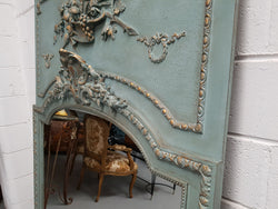 Late 19th Century Antique French Painted & Gilded Trumeau Mirror | Antique & Vintage | Moonee Ponds Antiques | Australia Wide Delivery