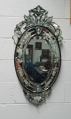 Venetian Oval Mirror | Antique & Vintage | Moonee Ponds Antiques | Australia Wide Delivery