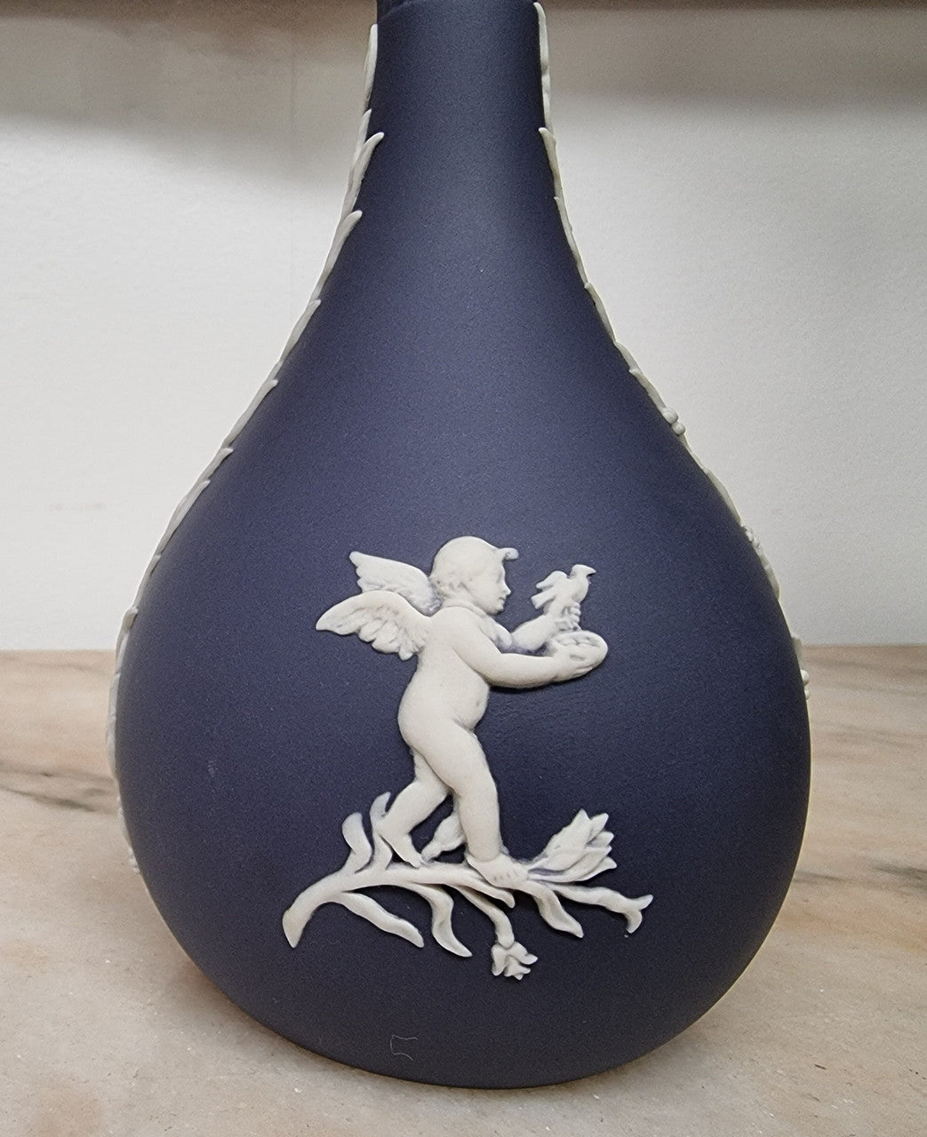 Wedgwood Blue & White Jasper Ware Bud Vase | Antique & Vintage | Moonee Ponds Antiques | Australia Wide Delivery