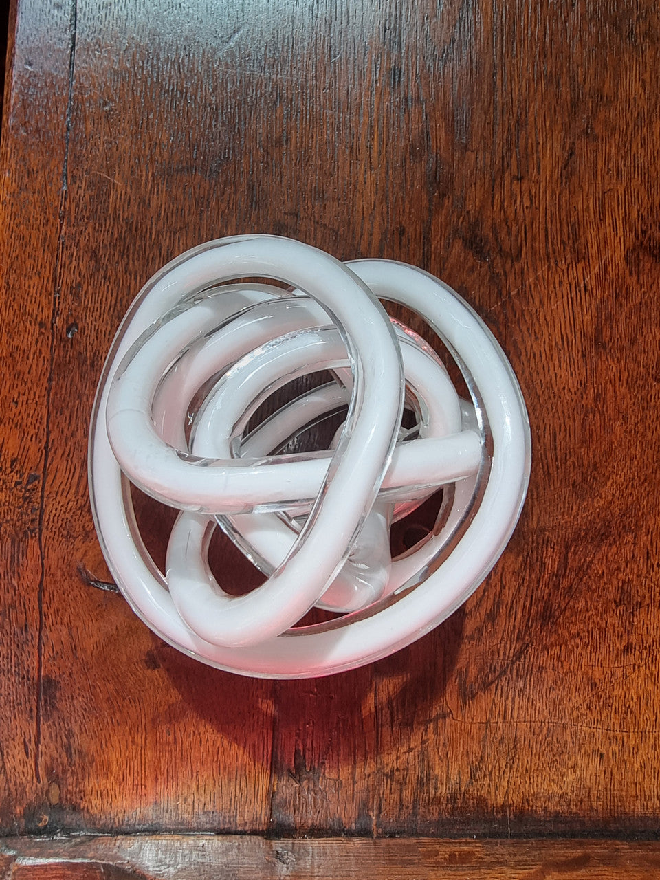 Italian Murano Twisted Glass Circular Knot Sculpture | Antique & Vintage | Moonee Ponds Antiques | Australia Wide Delivery