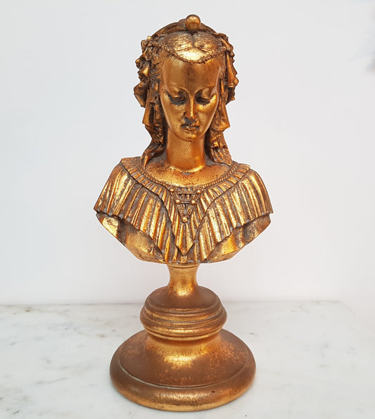 Contemporary Gilt Bust