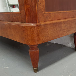 French Burr Walnut Armoire/Wardrobe