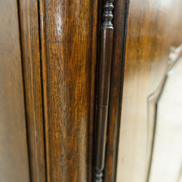 French Provincial Single Door Oak Buffet