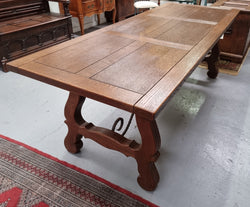 French Oak Spanish Style Farmhouse Table | Antique & Vintage | Moonee Ponds Antiques | Australia Wide Delivery