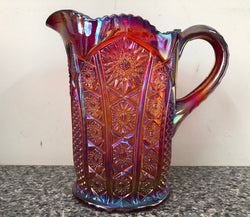 Amberina Color Carnival Glass Jug | Antique & Vintage | Moonee Ponds Antiques | Australia Wide Delivery