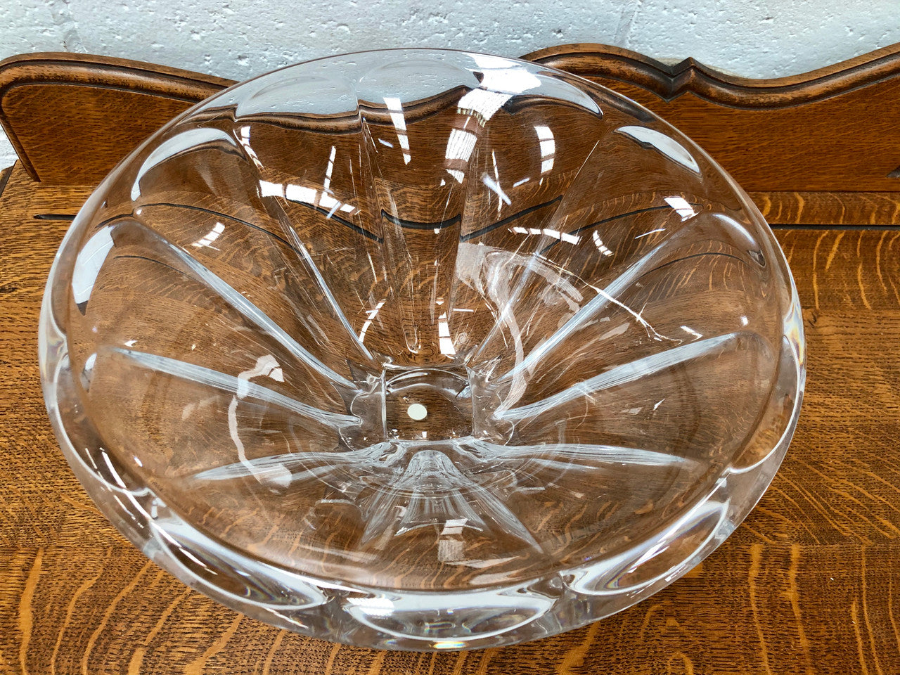Beautiful Bohemian Crystal Fruit Bowl | Antique & Vintage | Moonee Ponds Antiques | Australia Wide Delivery