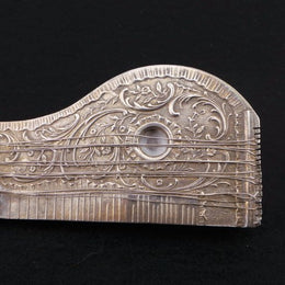Antique French Silver Zither