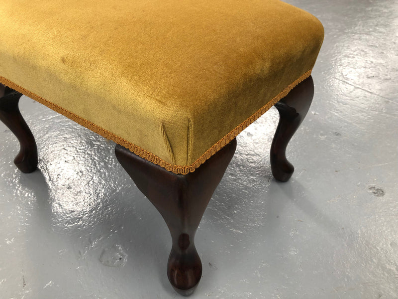 upholstered foot stool
