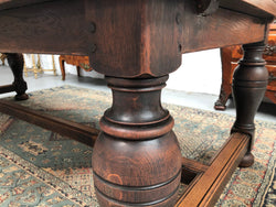 Amazing Antique French 19th Century Oak Parquetry Top Extension Table | Antique & Vintage | Moonee Ponds Antiques | Australia Wide Delivery
