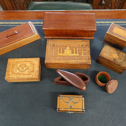 Assorted Antique Boxes